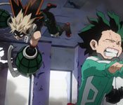 bakugo explosion vs midoriya